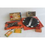 BOXED FRENCH HORNBY SERIES"0" GAUGE ACCESSORIES, to include Disc Signals, Level Crossing "M",