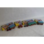 FOUR BOXED CORGI CLASSICS CHIPPERFIELDS CIRCUS VEHICLES to include 97092 Bedford Pantechnican