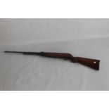 A WEBLEY AND SCOTT MARK 3 .22 CALIBRE AIR RIFLE