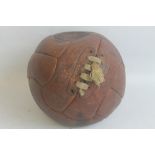 WOLVERHAMPTON WANDERERS INTEREST, Bert Williams Bilston and Wolverhampton marked vintage laced