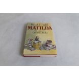 ROALD DAHL - 'MATILDA' first edition, Jonathan Cape 1988 with dustjacketCondition Report: Book has a