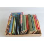 A BOX OF ANNUALS AND OTHER CHILDREN'S BOOKS to include Dr Who 1977, Superman Story Book Annual,