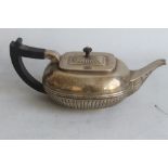 A HOWARD AND CO. TEA POT, STAMPED STERLING, of oblong form