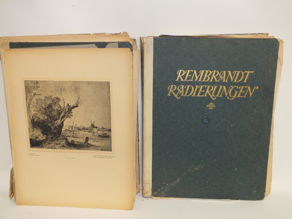 HERMENSZ VAN RIJN REMBRANDT (1606-1669). Two limited edition portfolios 32 / 500 of the artists