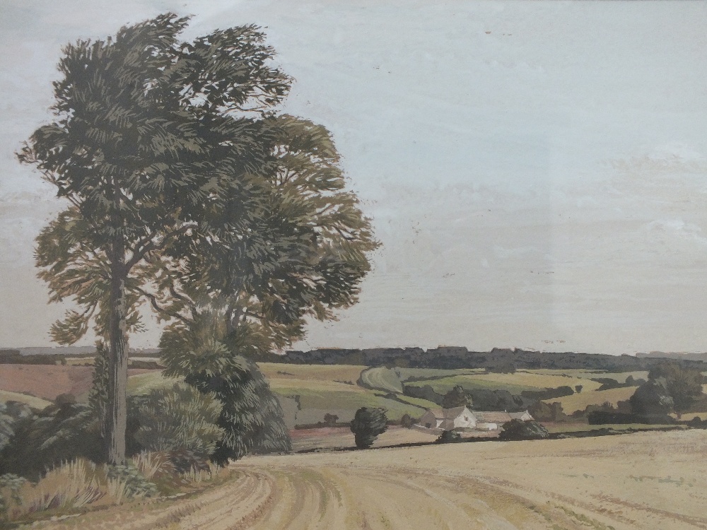 MEREDITH W. HAWES (1905-1999). 'After the Harvest, Gloucestershire', see R.W.S. label verso,