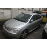 A TOYOTA COROLLA VE05 XVG WITH KEYS AND PAPERWORK, 5400 MILES APPROXIMATELY