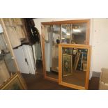 A QUANTITY OF ASSORTED MIRRORS, LARGEST MEASURING 101 X 131 CM