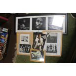 FOUR POP MUSIC ARTIST PICTURES TO INCLUDE JIMI HENDRIX, TOM PETTY (SIGNED), STEVE GIBBONS (
