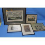 A COLLECTION OF ASSORTED ENGRAVINGS TO INCLUDE LOCAL INTEREST