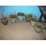 A QUANTITY OF ASSORTED PLANTERS