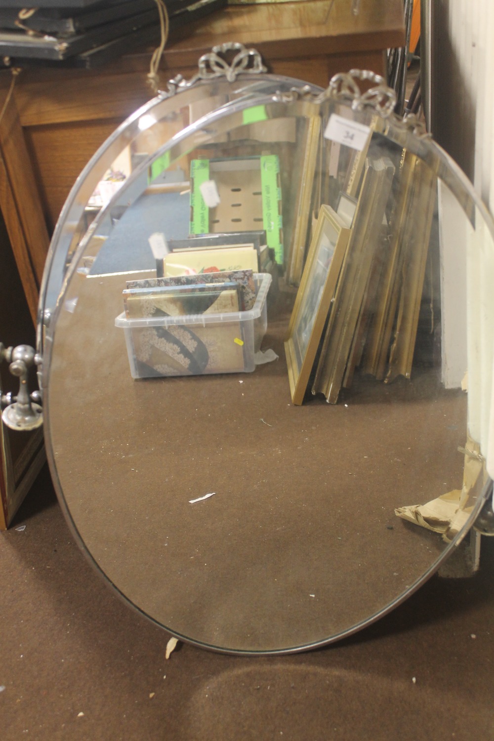 TWO DECO STYLE MIRRORS