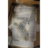 A TRAY OF TRANSFER LETTER SHEETS