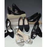 A SELECTION LADIES DESIGNER SHOES, comprising two pairs by 'Olive Aubrey' and a pair by 'Gabor',