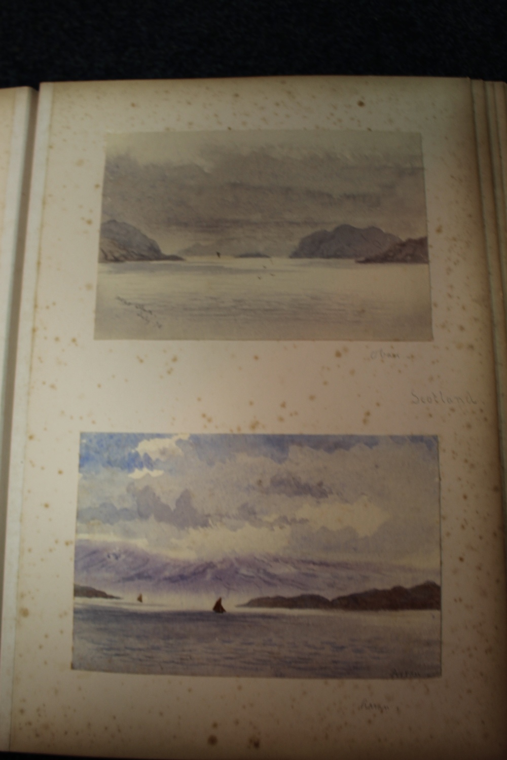 CHARLES J. SHORE (XIX). British school, an album of mainly watercolour sketches of Italy, Scotland - Image 10 of 10