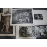 A FOLDER FROM THE HENSHAW COLLECTION OF 18TH AND 19TH CENTURY ENGRAVINGS OF SHAKESPEARE SUBJECTS,