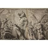 NICOLAS LARMESSIN III (XVII). 'Le Triomphe De Jesus Christ', nine engravings joined to form a