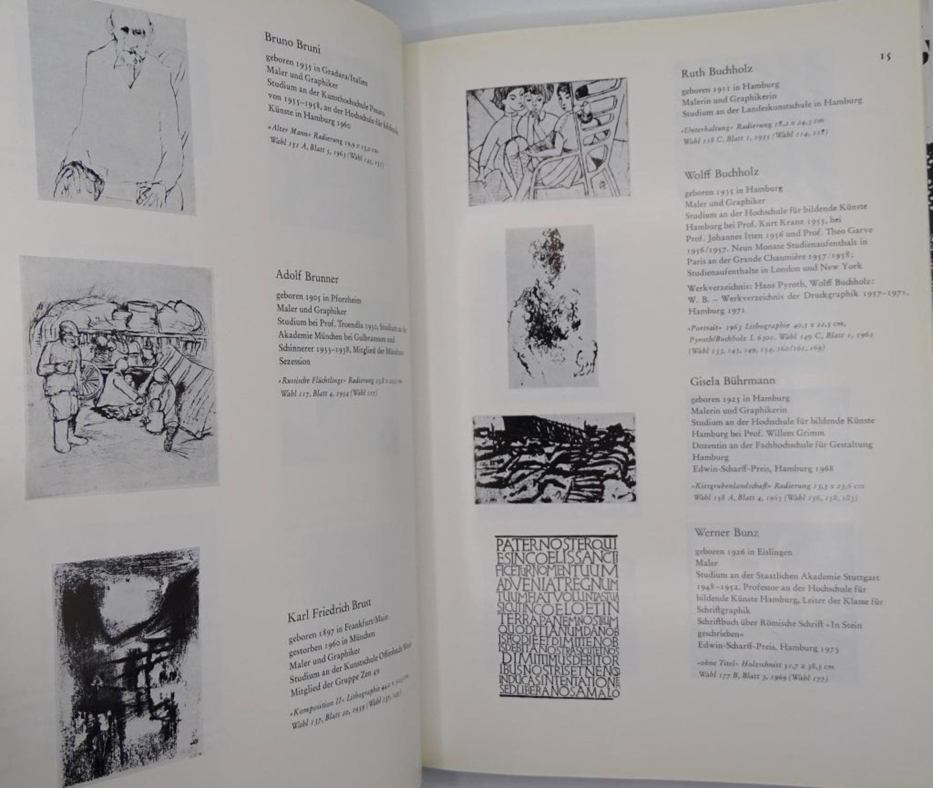 50 Jahre Griffelkunst-Vereinigung, Hamburg,198 Seiten - Bild 6 aus 9