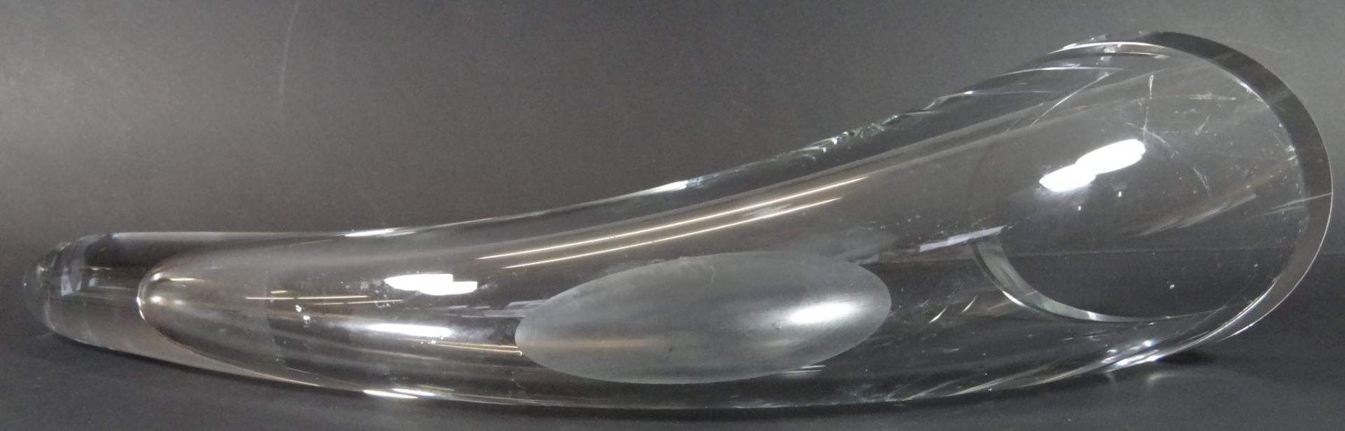 Kristall-Trinkhorn, Gebrauchsspuren, L-40 cm - Bild 3 aus 3