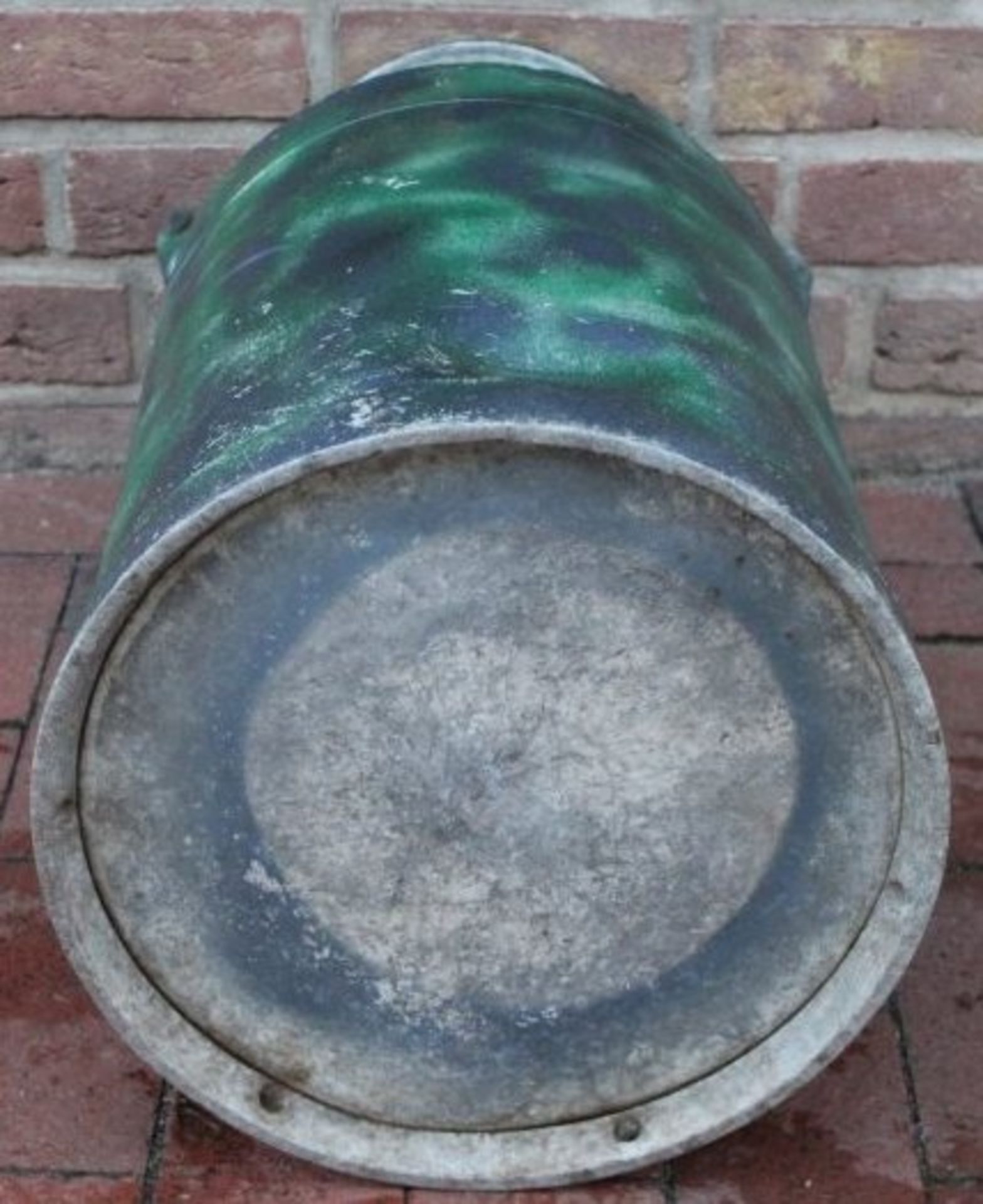 grosse Metall-Milchkanne, 30 Liter, bemalt, H-65 cm - Bild 6 aus 6