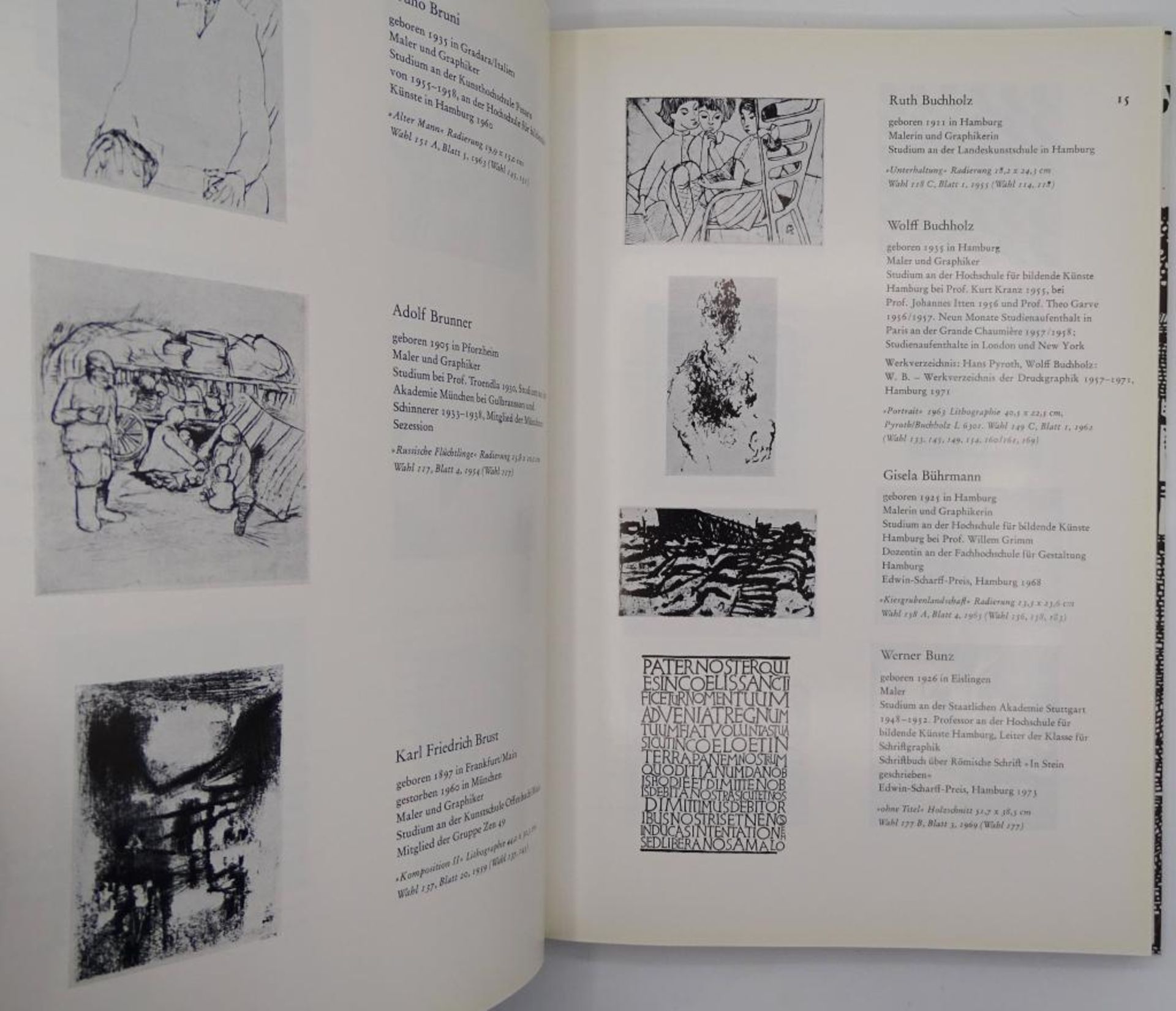 50 Jahre Griffelkunst-Vereinigung, Hamburg,198 Seiten - Bild 5 aus 9