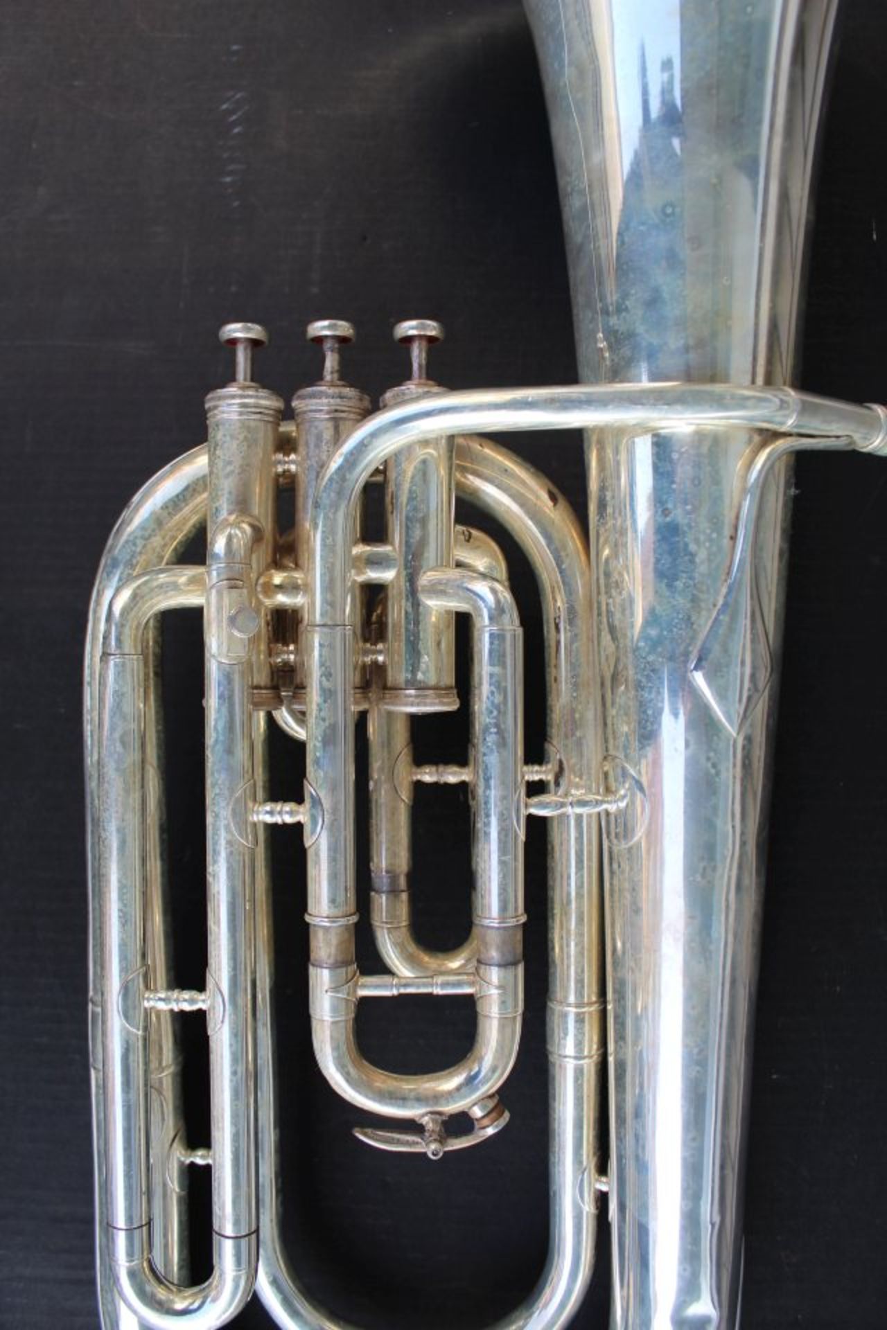 Tuba "Ideal Hug&Cie" Schweiz, L-67 cm, Mundstück fehl - Bild 10 aus 10