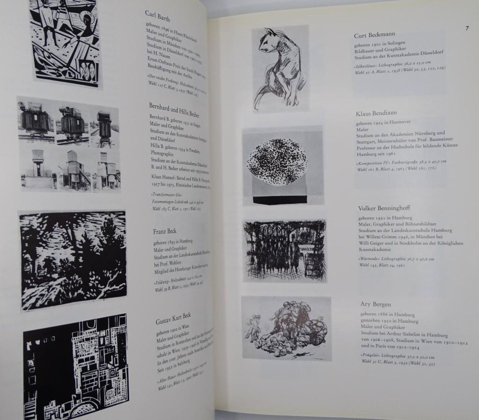 50 Jahre Griffelkunst-Vereinigung, Hamburg,198 Seiten - Bild 8 aus 9