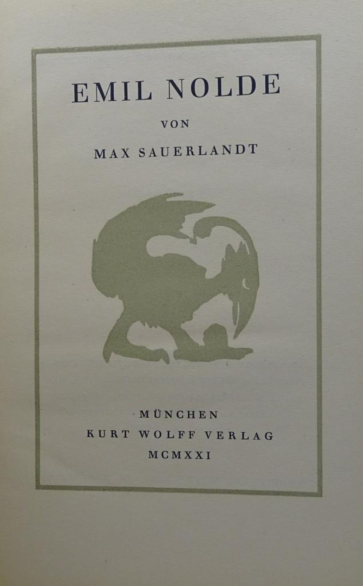 Emil Nolde von Max Sauerlandt,München,192 - Bild 2 aus 10