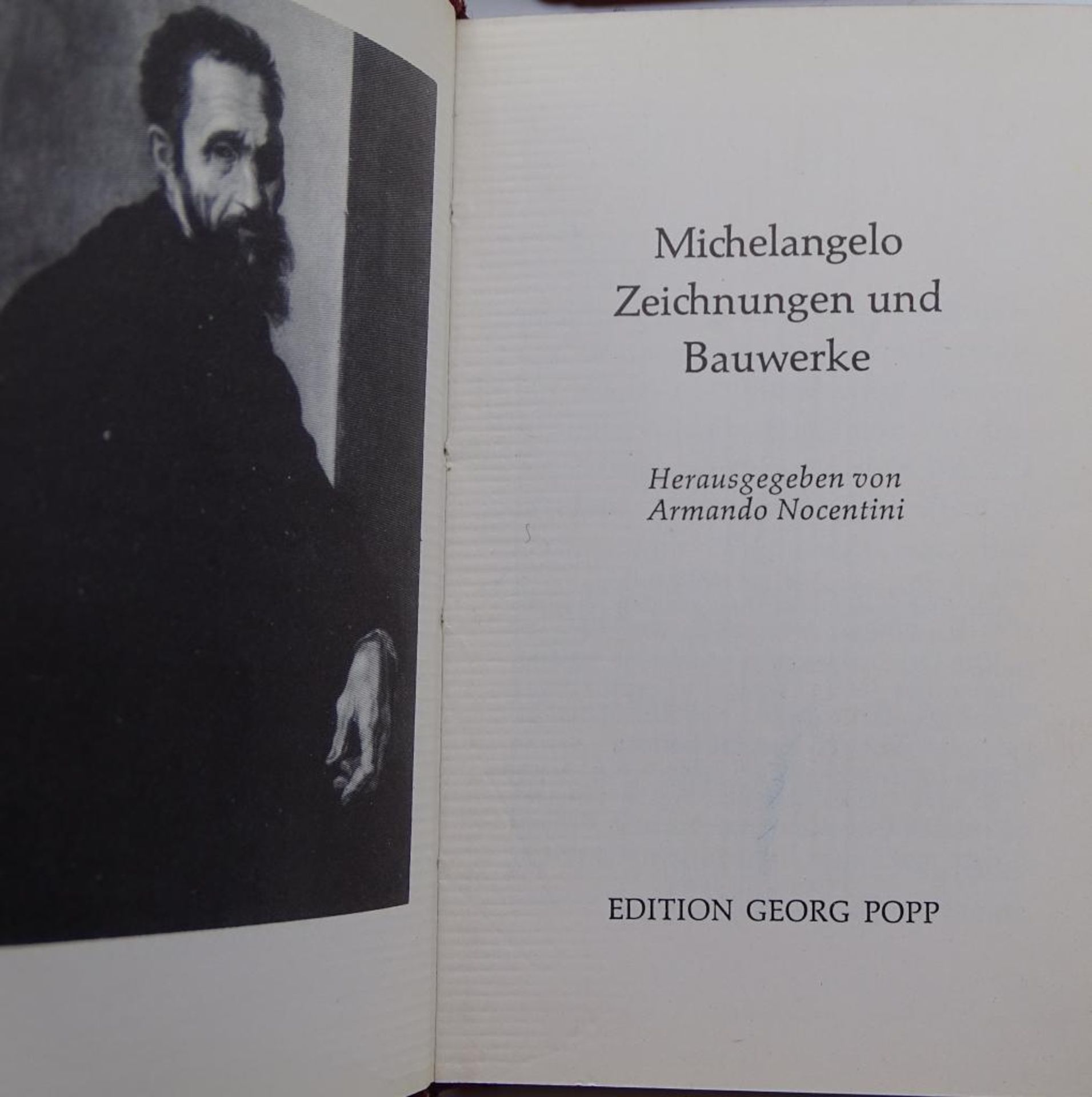 3x kl. Bücher,Michelangelo,"Skulpturen,Malerei,Zeichnungen und Bauwerke",Edition Georg Pop - Bild 2 aus 8