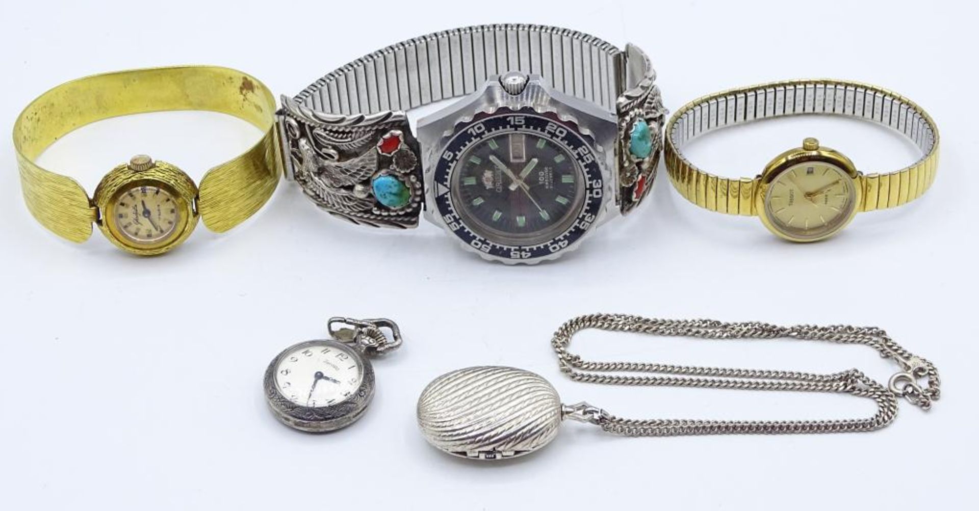 Armbanduhren und Frackuhren,Orient ,Glashütte,Tissot,Zentra und Royal