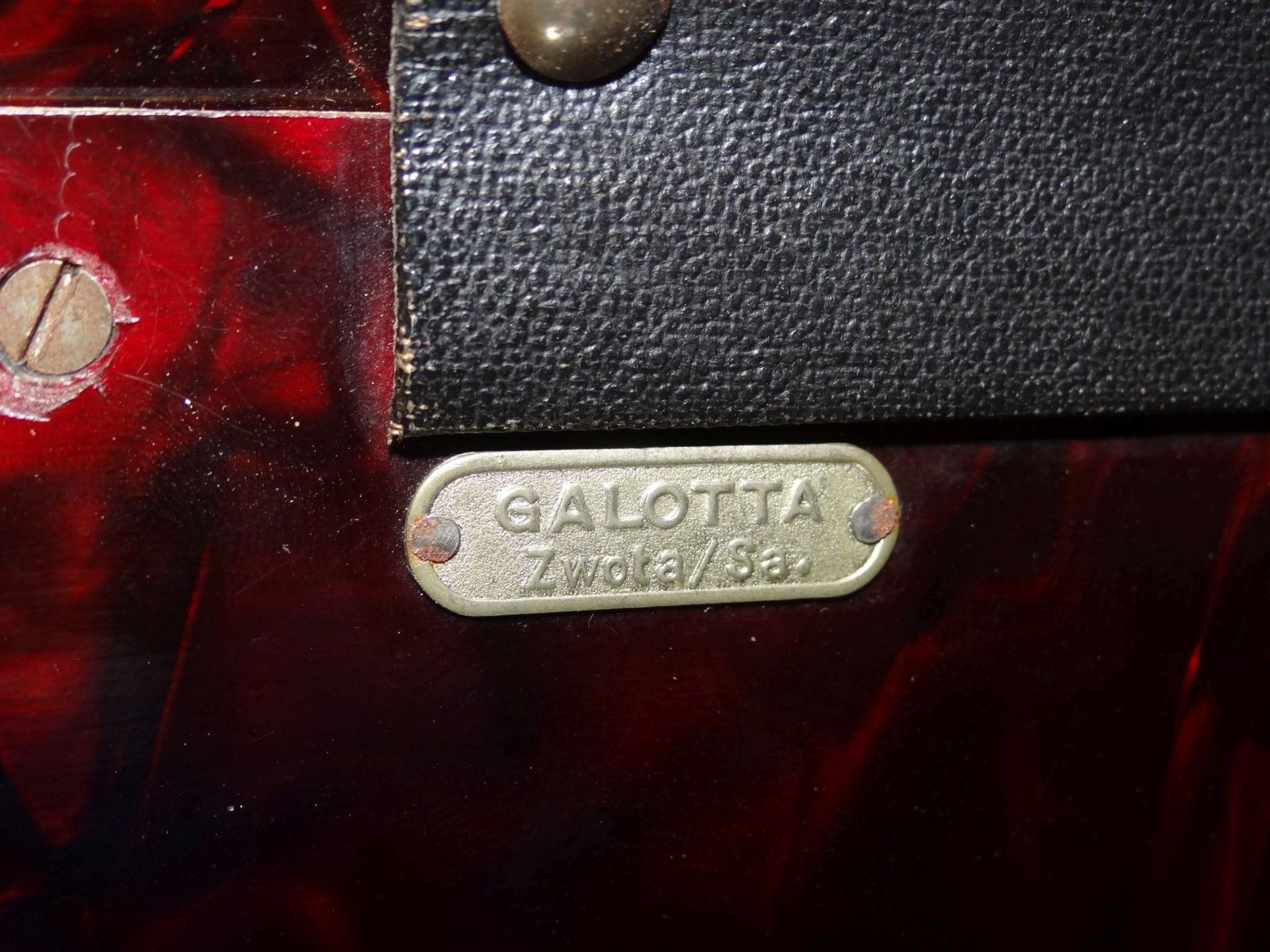 Akkordeon "Galotta" Zwota/Sa., gut erhalten und spielbereit - Bild 10 aus 10