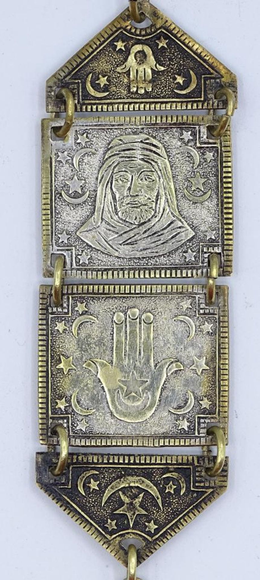 Studentenzipfel mit Ägyptischen Motiven,Metall-versilbert,L- 15,5c - Bild 2 aus 6