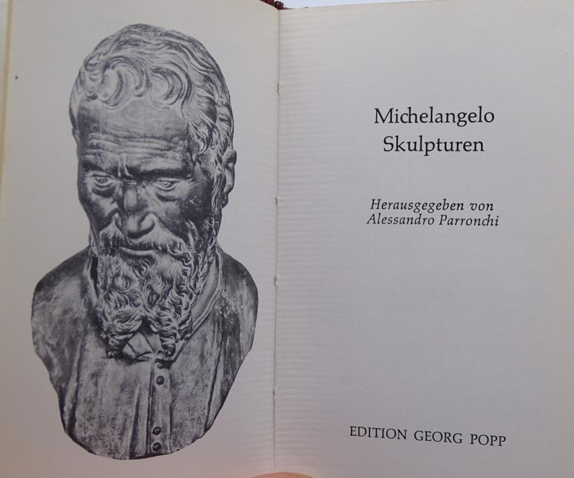 3x kl. Bücher,Michelangelo,"Skulpturen,Malerei,Zeichnungen und Bauwerke",Edition Georg Pop - Bild 6 aus 8