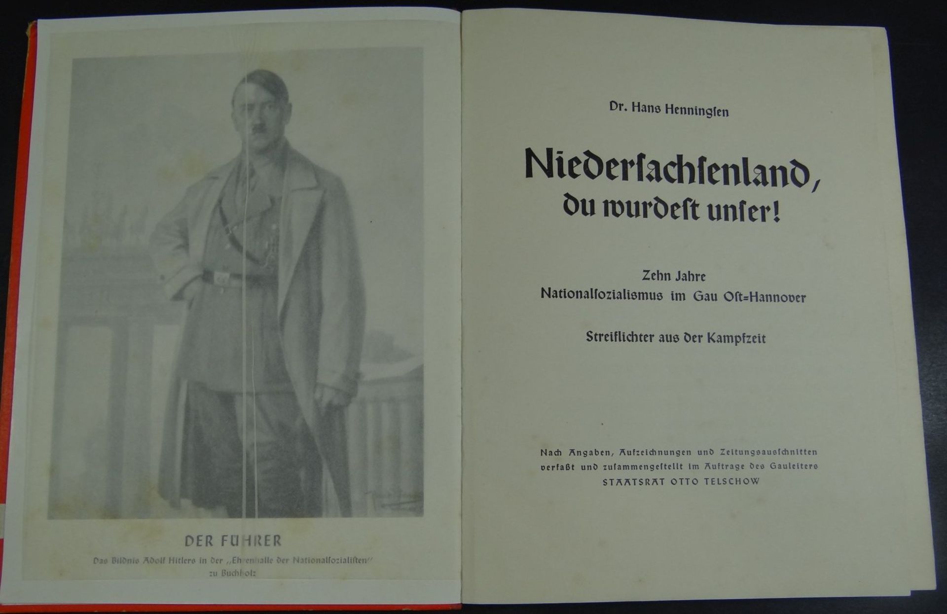 "Niedersachsenland, du wurdest unser",1935, 10 Jahre Gau Ost-Hannover und NSDAP Orstgruppe - Bild 2 aus 6