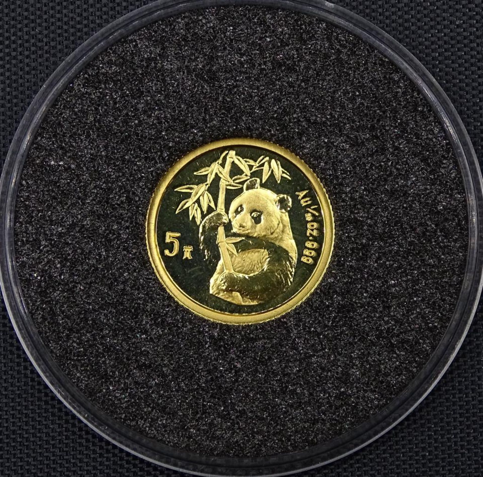 5 Yuan 1995,China,Panda,1/20 Oz Gold 999/000