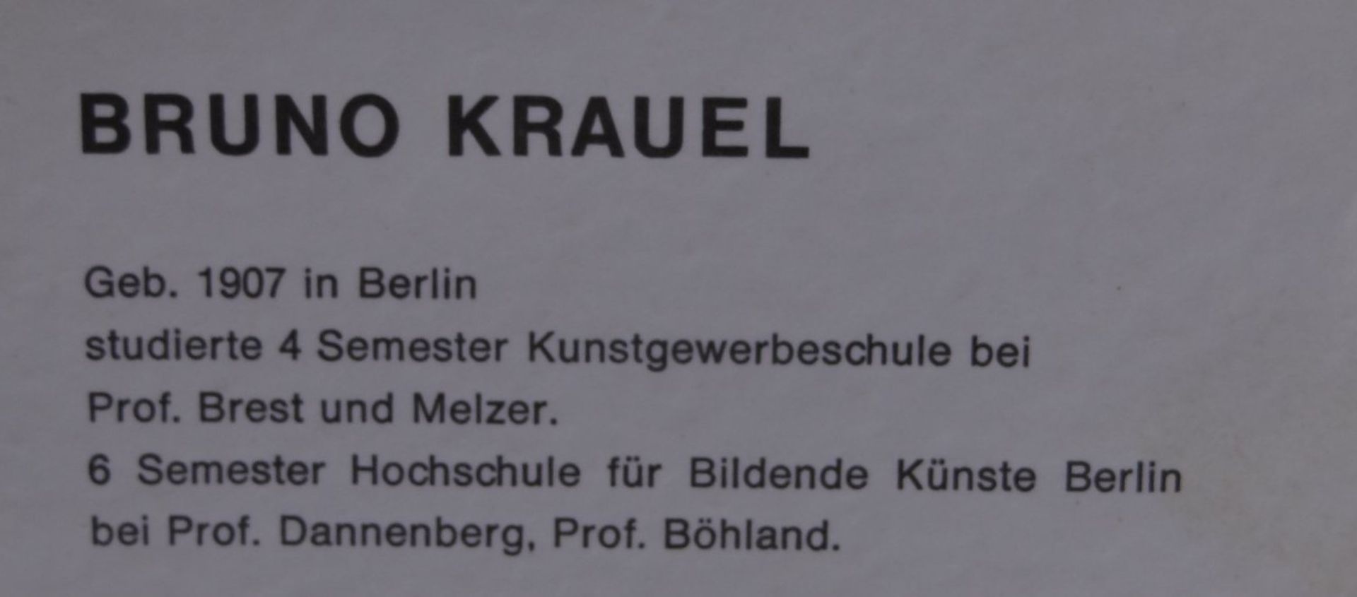 Bruno KRAUEL (1907-1999) "Parforce-Jagdgesellschaft", Öl/Leinen, gut gerahmt, RG 65x115 c - Bild 7 aus 9