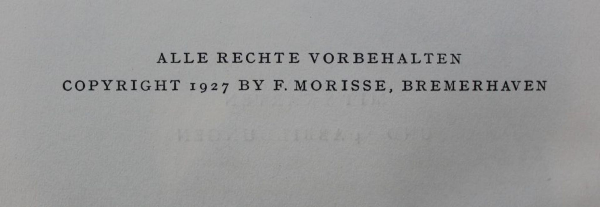 "Geschichte Bremerhavens" von Dr.Georg Bessell, 1927,mit 8 Karten und 34 Abbildungen - Bild 3 aus 7