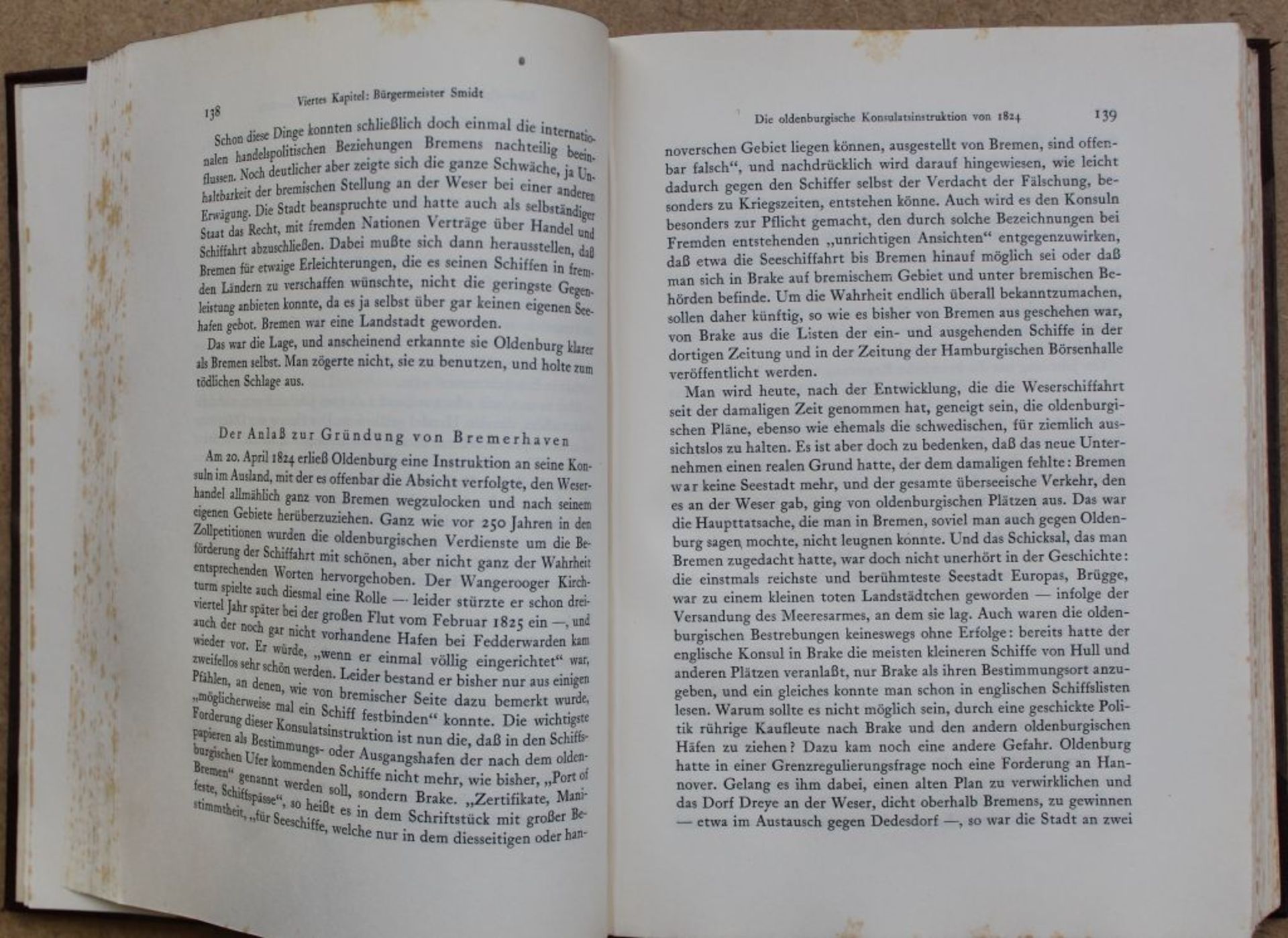 "Geschichte Bremerhavens" von Dr.Georg Bessell, 1927,mit 8 Karten und 34 Abbildungen - Bild 4 aus 7