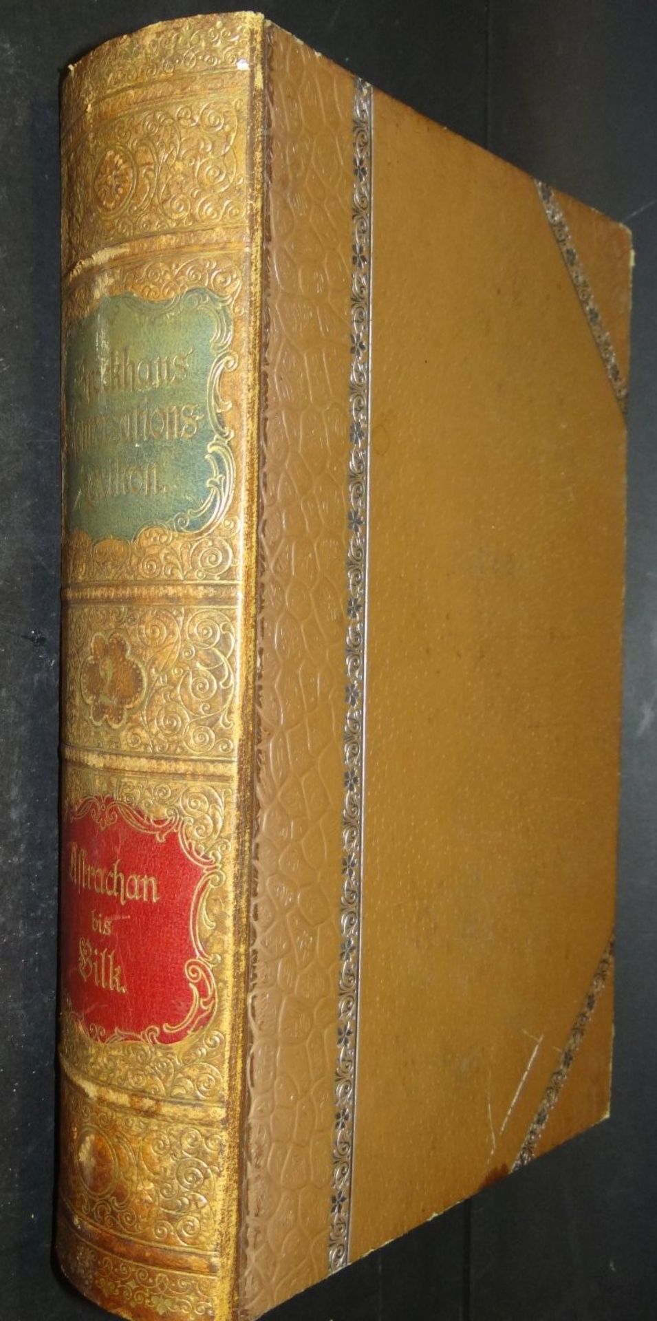 "Brockhaus Konversations Lexikon" 1895, in 16 Bänden, mit Chromtafeln etc., gut erhalten mit - Bild 2 aus 6