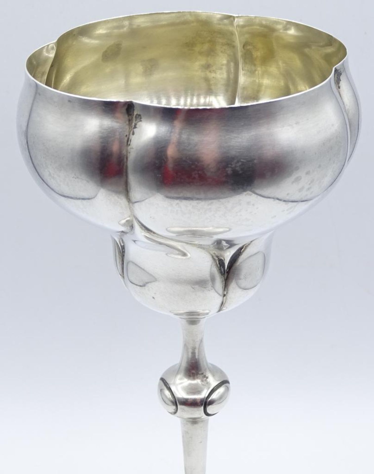 Hoher Pokal,Verbandsschiessen Pfalz- Baden,Mittelrhein,Landau,1911 1925,Silber 800/000 mit - Bild 6 aus 10