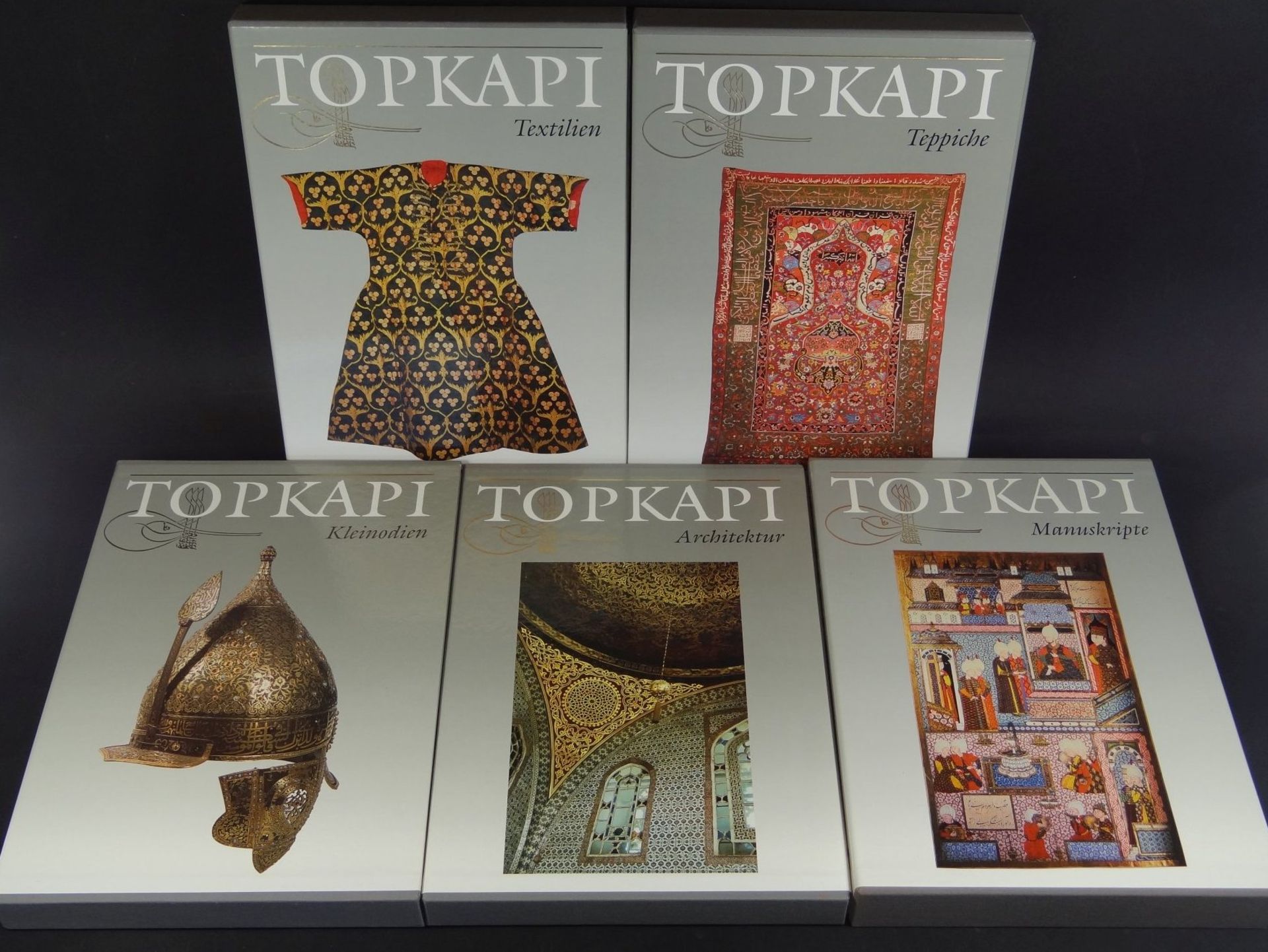 5x Bildbände über das Topkapi-Museum, in orig. Karton, je 38x24 - Bild 2 aus 10