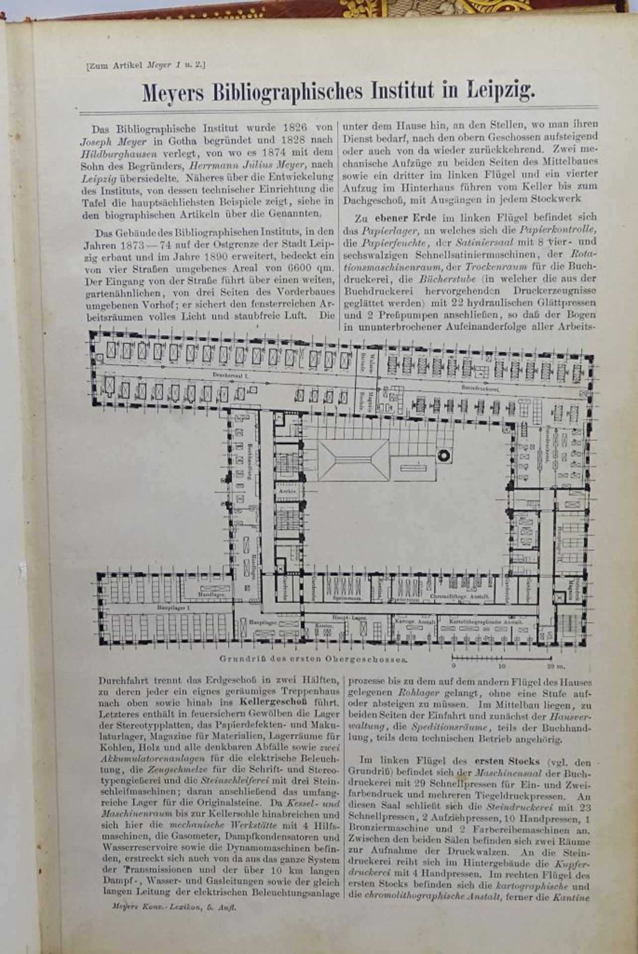 Musterbuch zu Meyers Konversationslexikon,sehr selten,Fünfte Auflage,vollständiger Einzelband,mit - Bild 2 aus 9