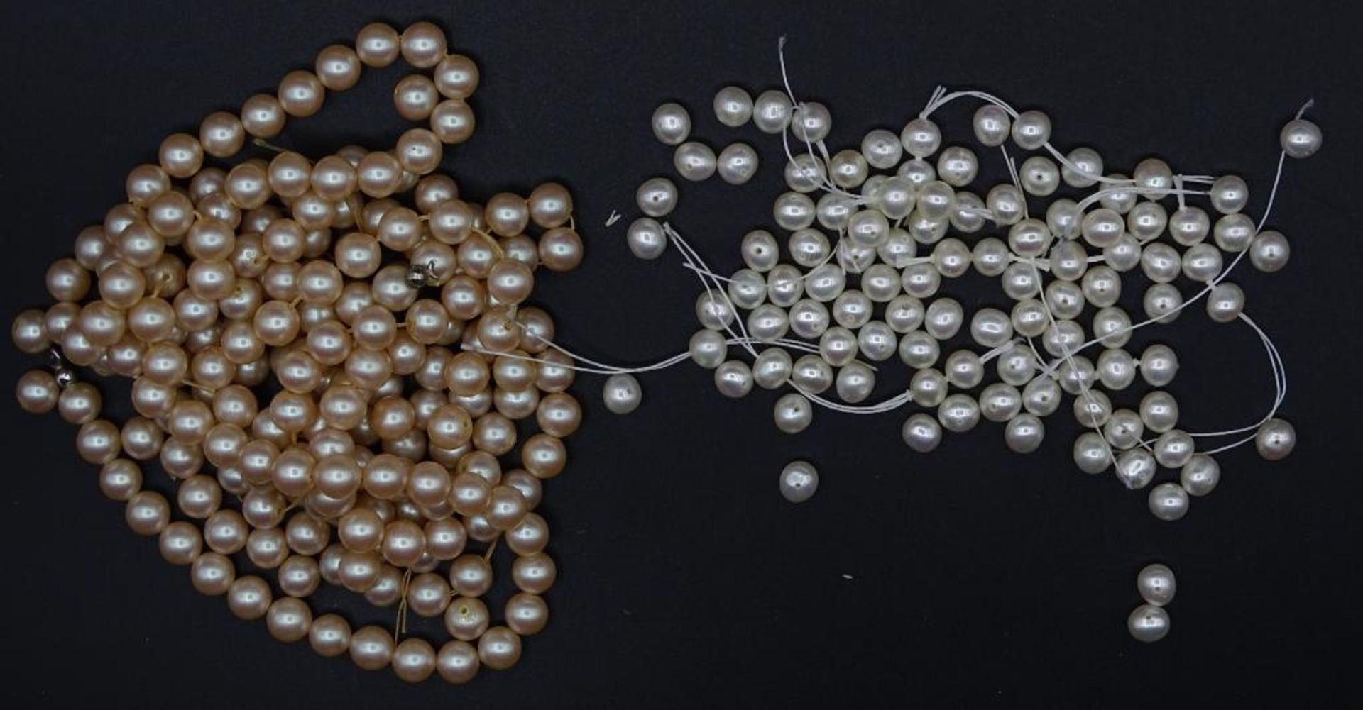 10x Akoya Zuchtperlen Halsketten ohne Schließen,z.t.im sehr feinen Qualität - Bild 9 aus 10