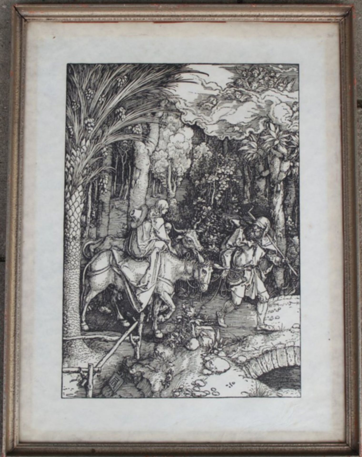 Albrecht DÜRER (1471-1528) Grafik, ger/Glas, , Alters-u. Gebrauchsspuren, RG 52x40 c