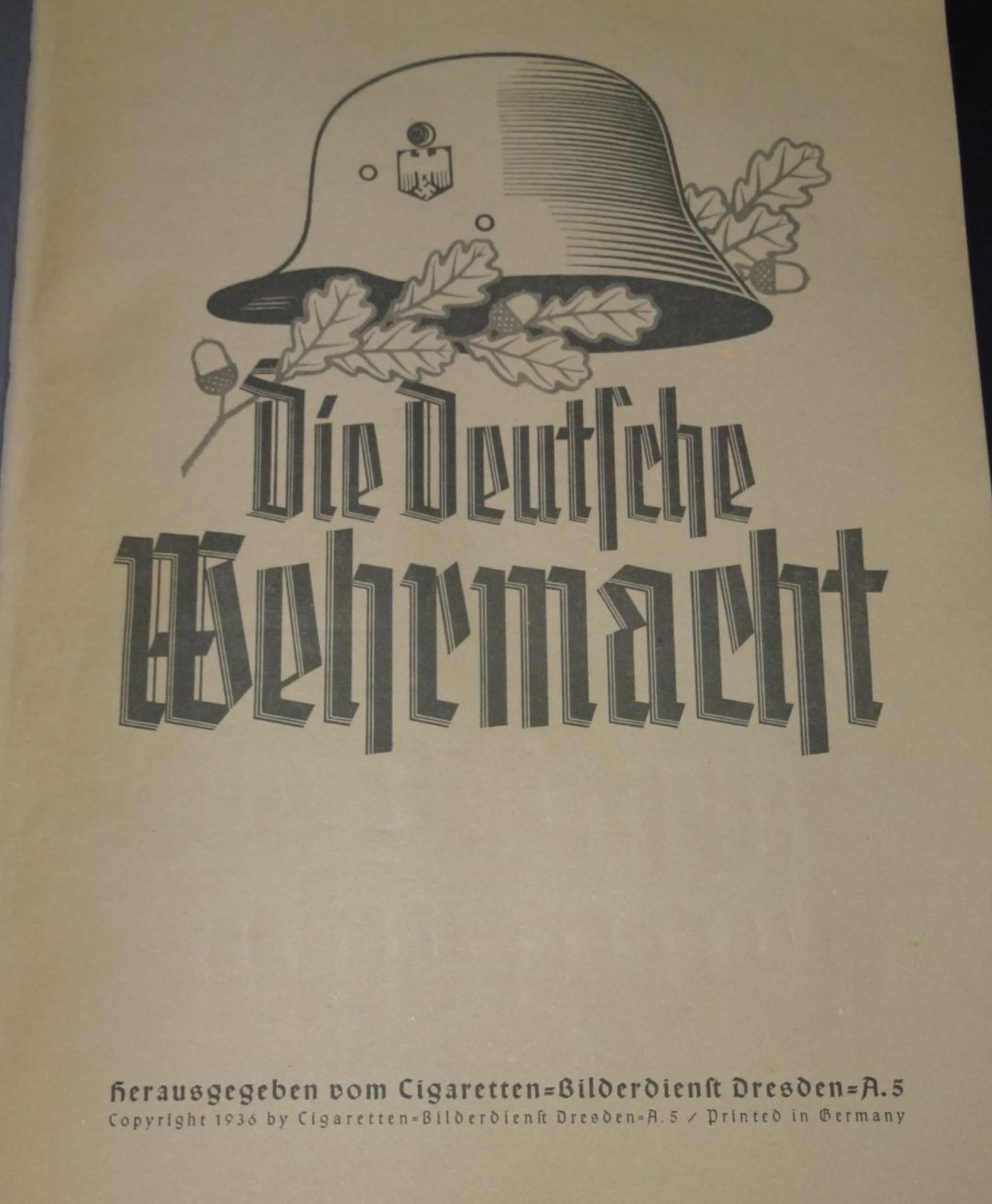 Sammelalbum, "Die deutsche Wehrmacht",vollständig - Bild 2 aus 8