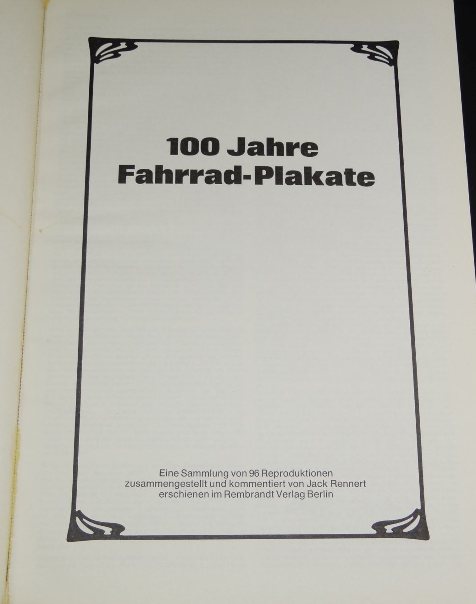 "110 Jahre Fahrradplakate" Nachdruck 1973, pp - Bild 2 aus 10