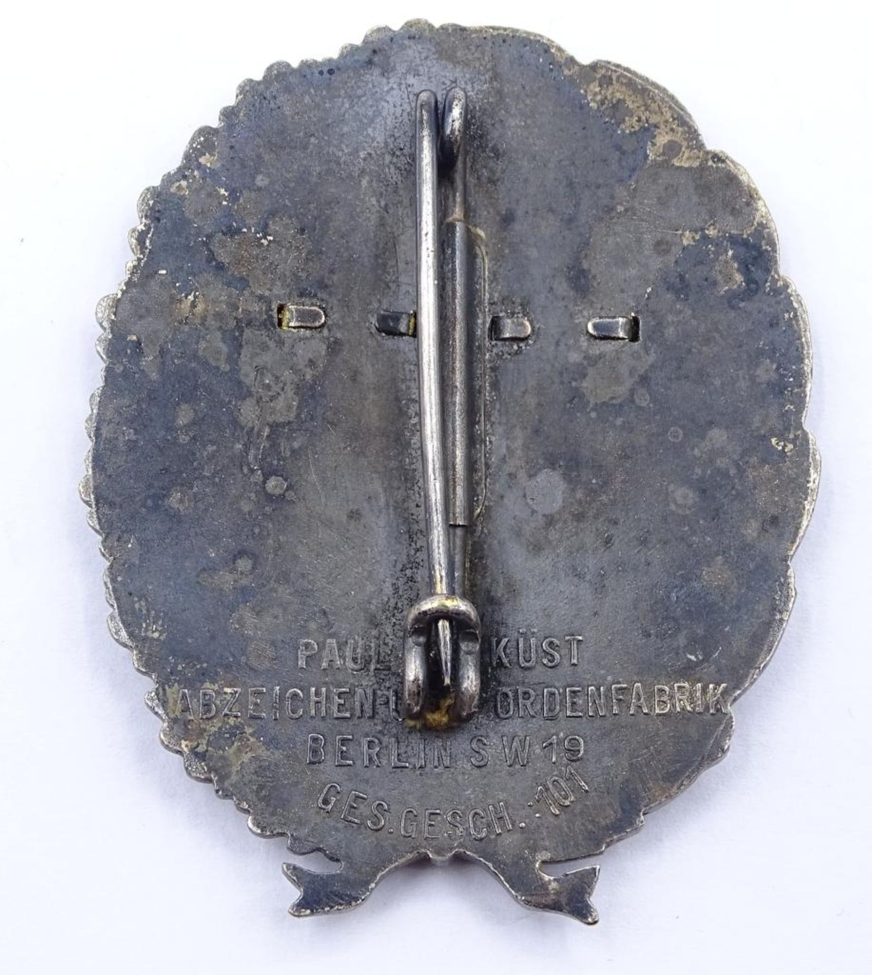 Schlageterschild ovale Form Kämpfer, Spartakus 1919/23 - Bild 2 aus 3