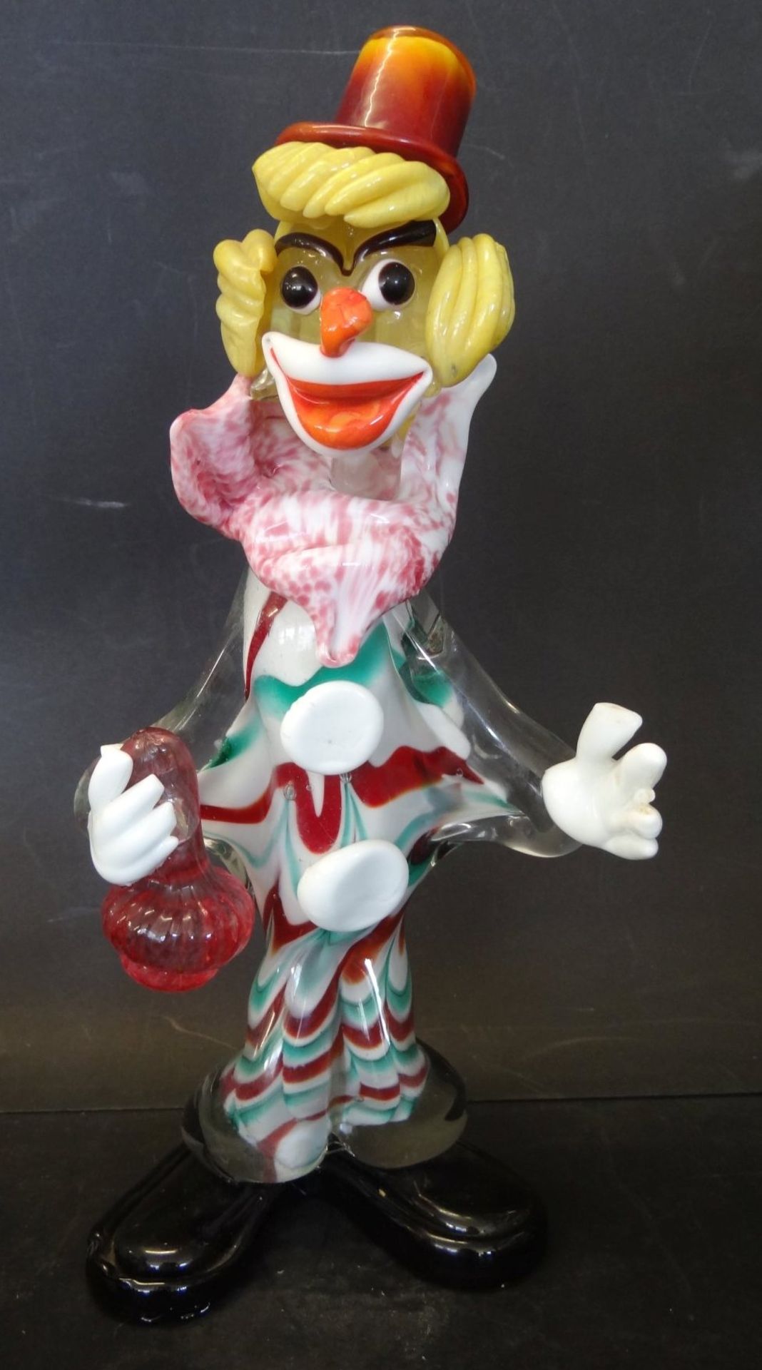 bunter Murano Clown, H-26 cm