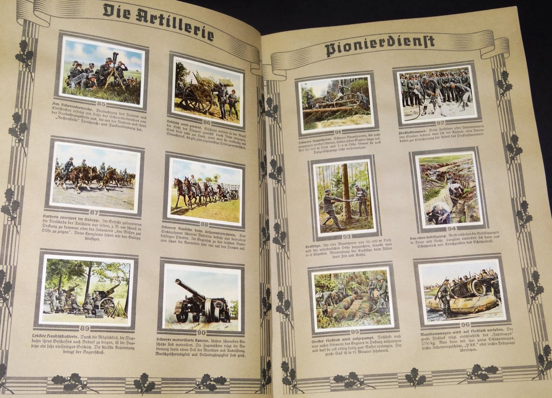 Sammelalbum, "Die deutsche Wehrmacht",vollständig - Bild 5 aus 8