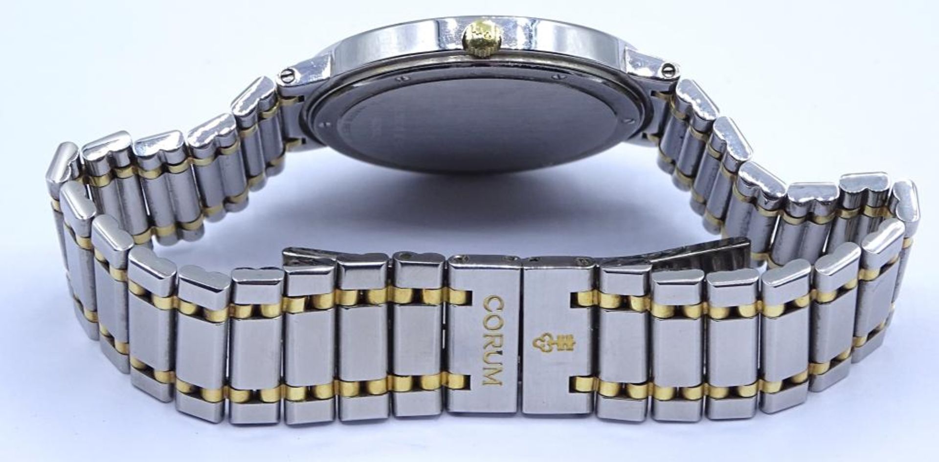 Armbanduhr "Corum - Romulus",Stahl/Gold,swiss made,Quartz, Ref.Nr.4390321 V048, 18K Gold,inkl. - Bild 4 aus 6