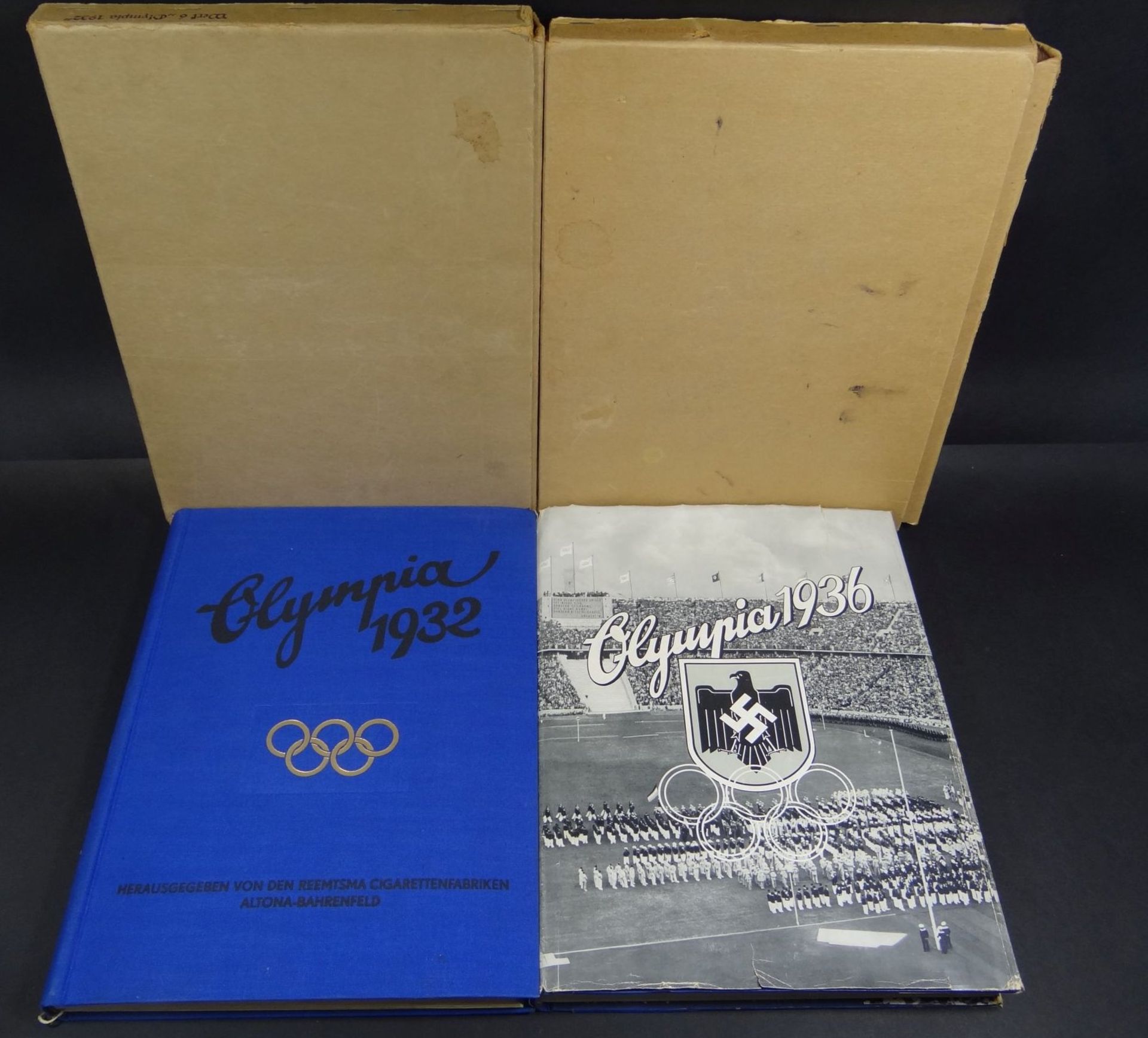 2x Olympia-Sammelalben, 1932 und 1936 (Bd. 2)